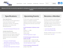 Tablet Screenshot of pcisig.com